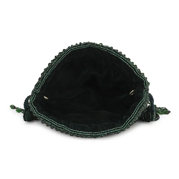 Green_Beaded_Embellished_Potli_Bag_For_Women