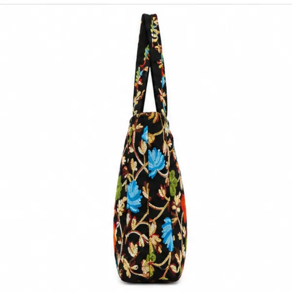 Black_Fabric_Floral_Embroidered_Tote_Bag_For_Women
