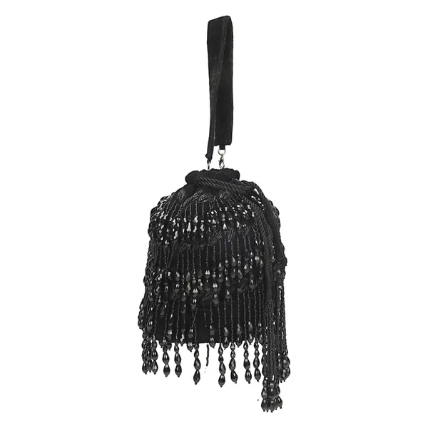 Black_Velvet_Beaded_Sling_Bag_For_Women