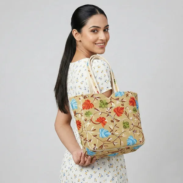 Beige_Embroidered_Tote_Bag_For_Women