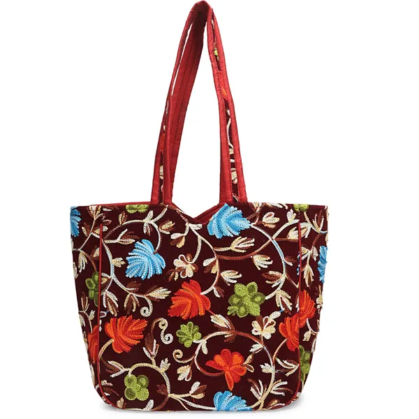 Maroon_Floral_Embroidered_Tote_Bag_For_Women