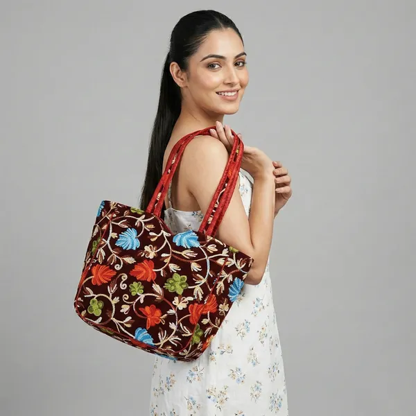 Maroon_Floral_Embroidered_Tote_Bag_For_Women