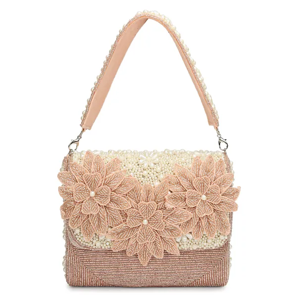 Pink_Beaded_Box_Clutch_For_Women