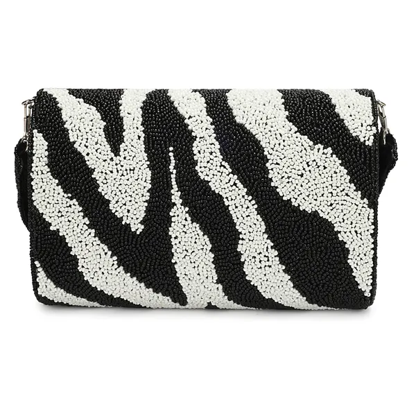 Black_And_White_Beaded_Clutch_Bag_For_Women