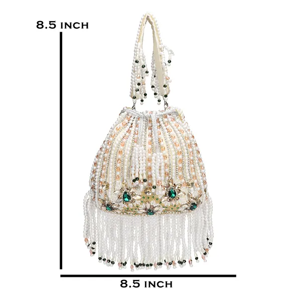 White_Beaded_Potli_Bag_For_Women