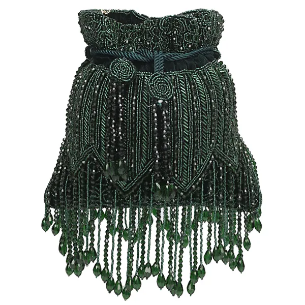 Green_Beaded_Embellished_Potli_Bag_For_Women