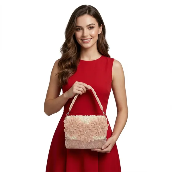 Pink_Beaded_Box_Clutch_For_Women