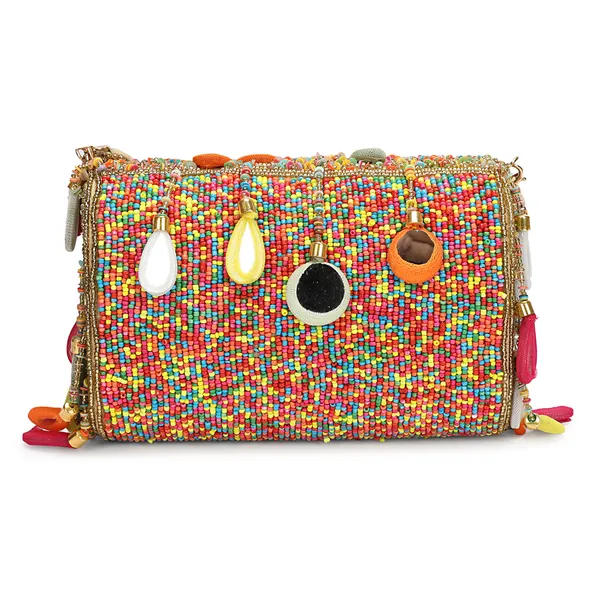 Multicolour_Beaded_Embellished_Shoulder_Bag_For_Women