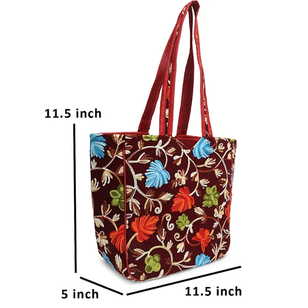 Maroon_Floral_Embroidered_Tote_Bag_For_Women