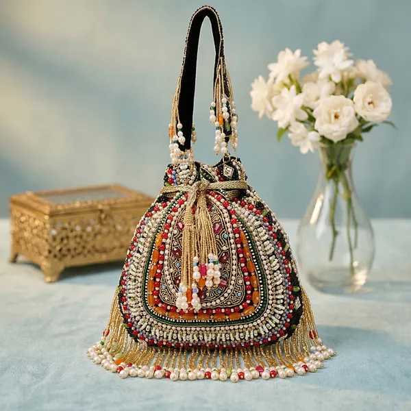 Multicolor_Beaded_Potli_Bag_For_Women