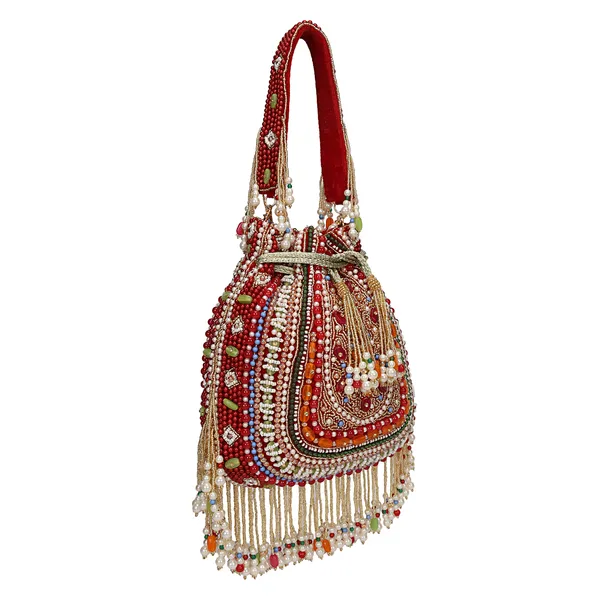 Red_Beaded_Potli_Bag_For_Women