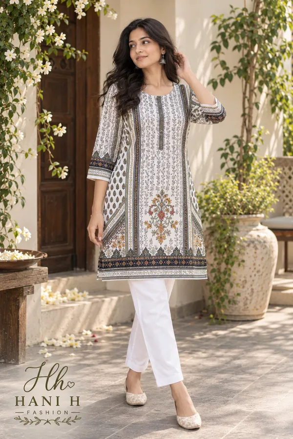 White_Printed_Straight_Kurta_Set_For_Women