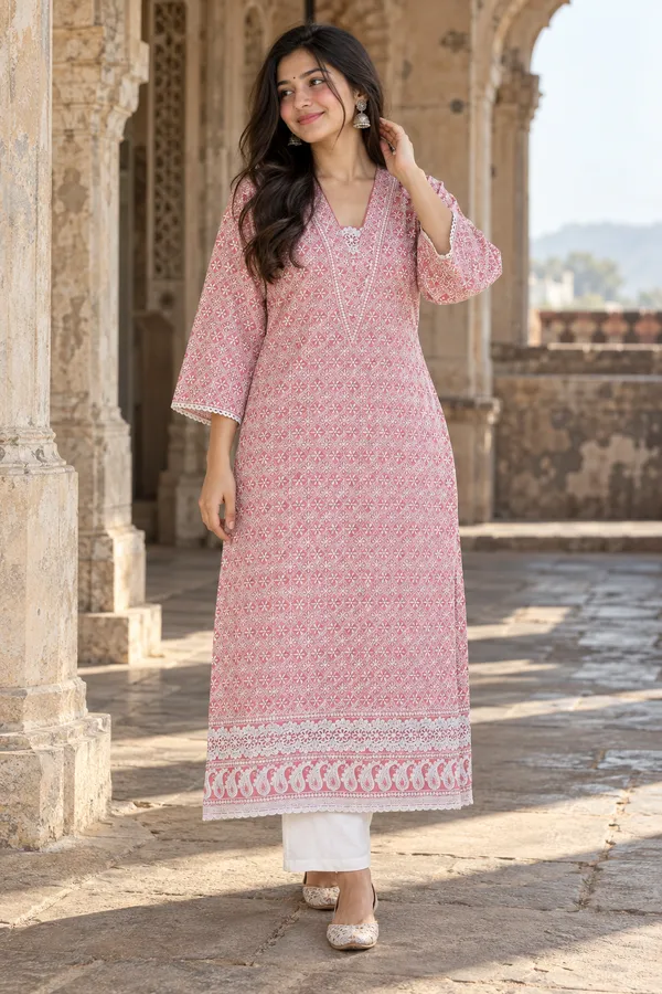 Pink_Printed_Straight_Kurta_For_Women