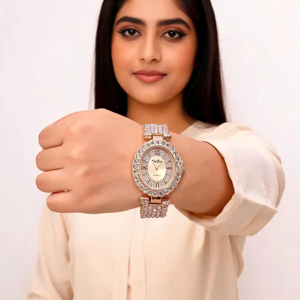 Gold_Stainless_Steel_Rhinestone_Analog_Bracelet_Watch_For_Women