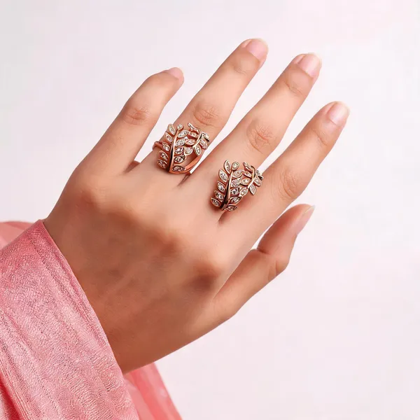 Gold_Black_Stainless_Steel_Leaf_Stone_Studded_Ring_For_Women_Pack_Of_2