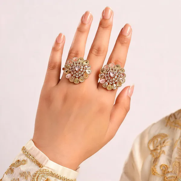 Gold_Stainless_Steel_Floral_Stone_Studded_Ring_For_Women_Pack_Of_2