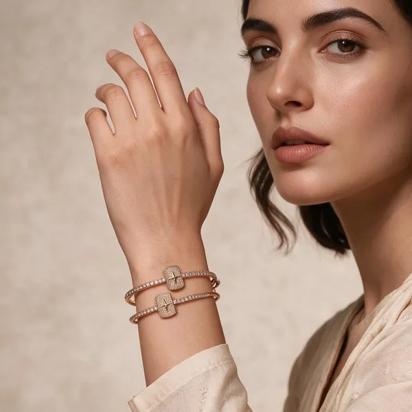 Gold_Stainless_Steel_Crystal_Studded_Bangle_Set_For_Women