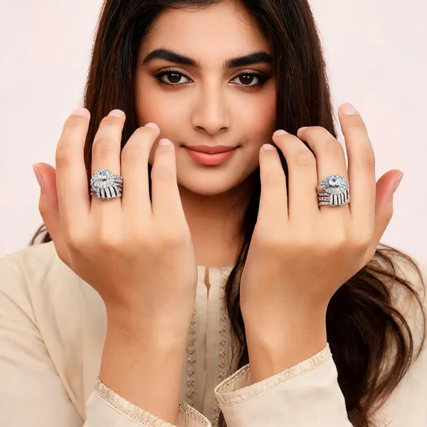 Silver_Stainless_Steel_Floral_Multi_Band_Statement_Ring_For_Women_Pack_Of_2