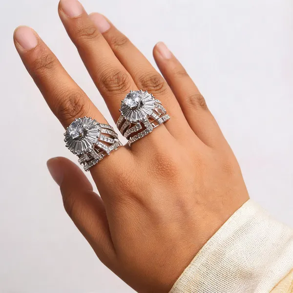 Silver_Stainless_Steel_Floral_Multi_Band_Statement_Ring_For_Women_Pack_Of_2