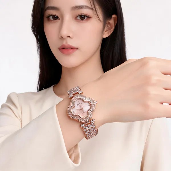 Rose_Gold_Stainless_Steel_Crystal_Link_Bracelet_Watch_For_Women