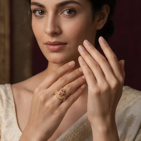 Gold_Stainless_Steel_Peacock_Design_Ring_For_Women_Pack_Of_2