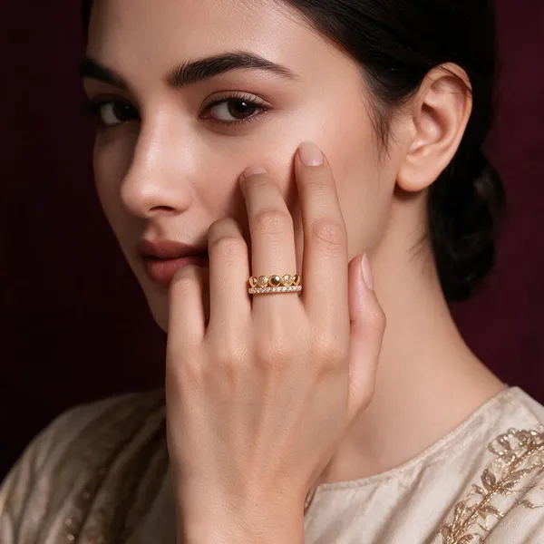 Gold_Stainless_Steel_Textured_Statement_Ring_For_Women_Pack_Of_2
