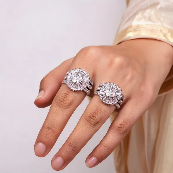 Silver_Stainless_Steel_Crystal_Statement_Ring_For_Women_Pack_Of_2
