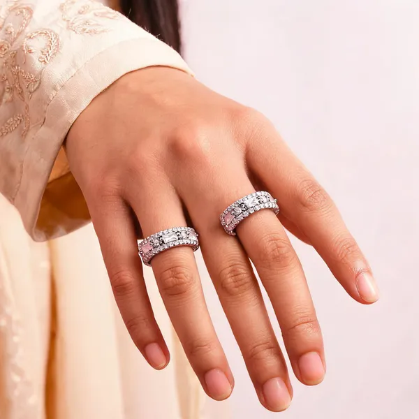 Silver_Stainless_Steel_Rhinestone_Statement_Ring_For_Women_Pack_Of_2