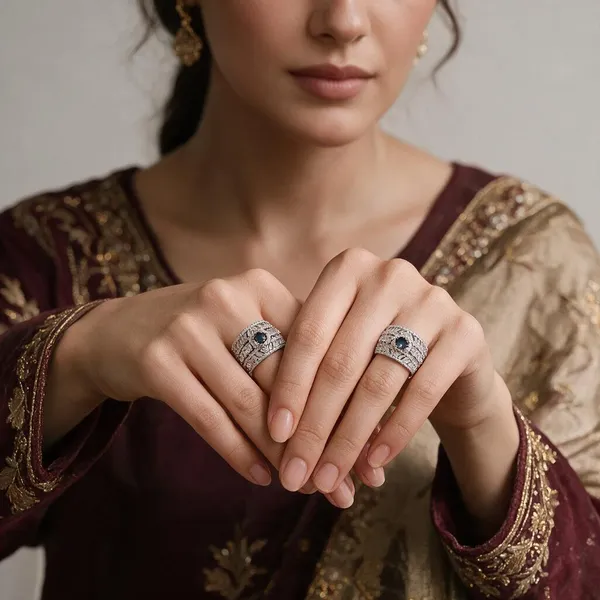 Blue_Silver_Stainless_Steel_Blue_Stone_Statement_Ring_For_Women_Pack_Of_2