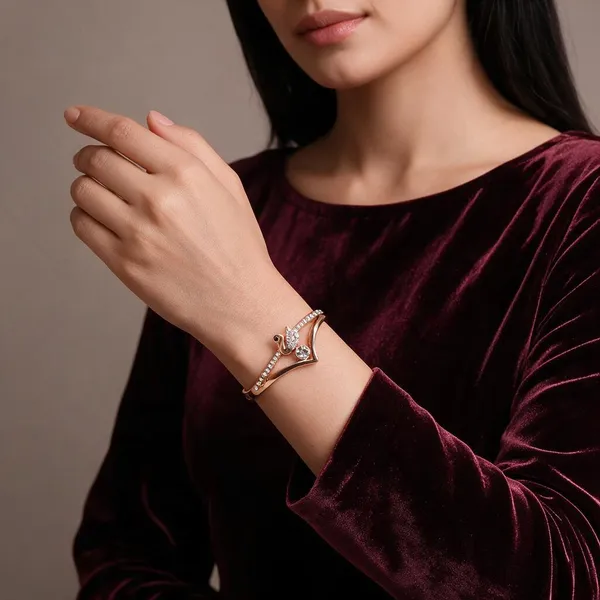Rose_Gold_Stainless_Steel_Crystal_Embellished_Cuff_Bracelet_For_Women_Pack_Of_2
