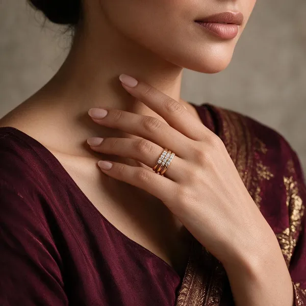 Gold_Stainless_Steel_Multi_Row_Crystal_Statement_Ring_For_Women