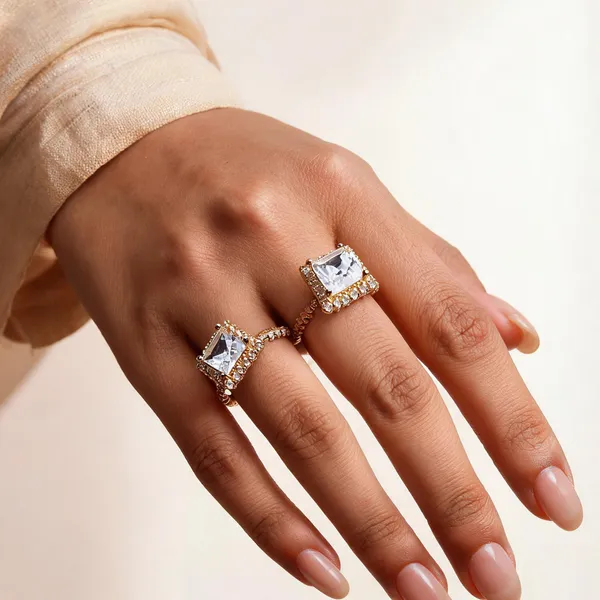 Gold_Stainless_Steel_Rectangular_Crystal_Statement_Ring_For_Women_Pack_Of_2