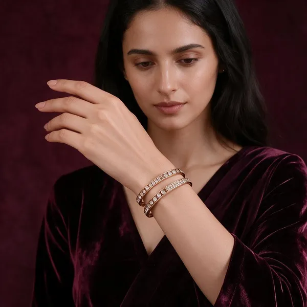 Gold_Tone_Stainless_Steel_Crystal_Studded_Bracelet_For_Women_Pack_Of_2
