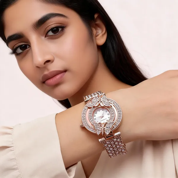 Rose_Gold_Stainless_Steel_Crystal_Butterfly_Analogue_Watch_For_Women