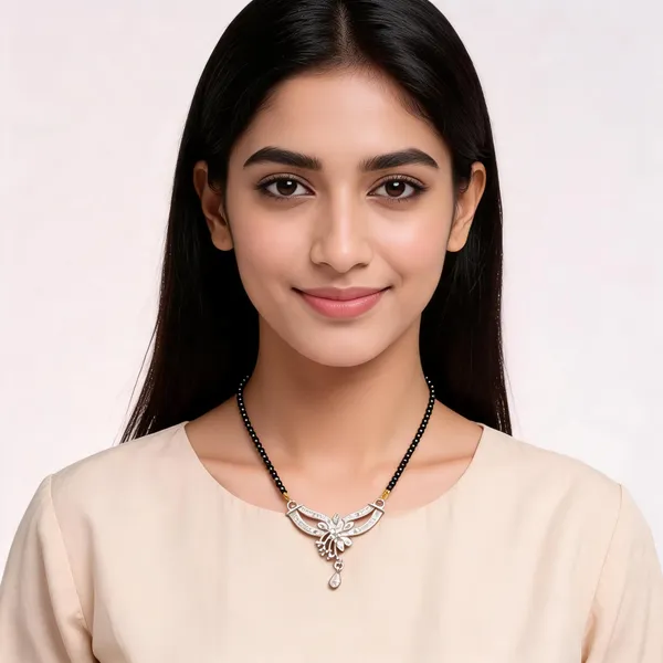 Black_Beaded_Stainless_Steel_Silver_Tone_Mangalsutra_For_Women