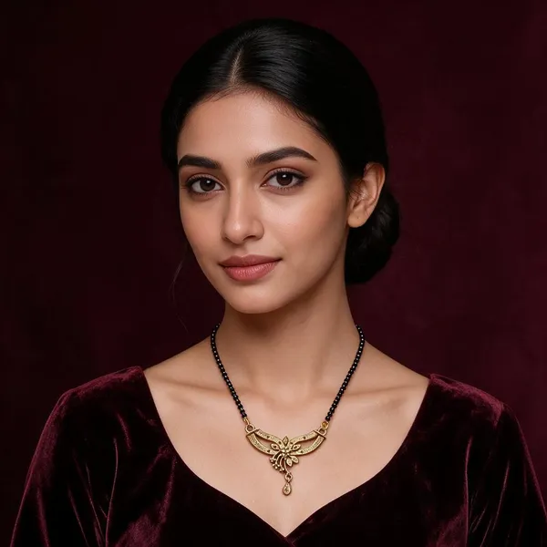 Black_Beaded_Stainless_Steel_Silver_Tone_Mangalsutra_For_Women