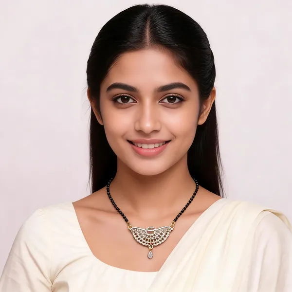 Gold_Tone_Stainless_Steel_Black_Bead_Mangalsutra_Necklace_For_Women