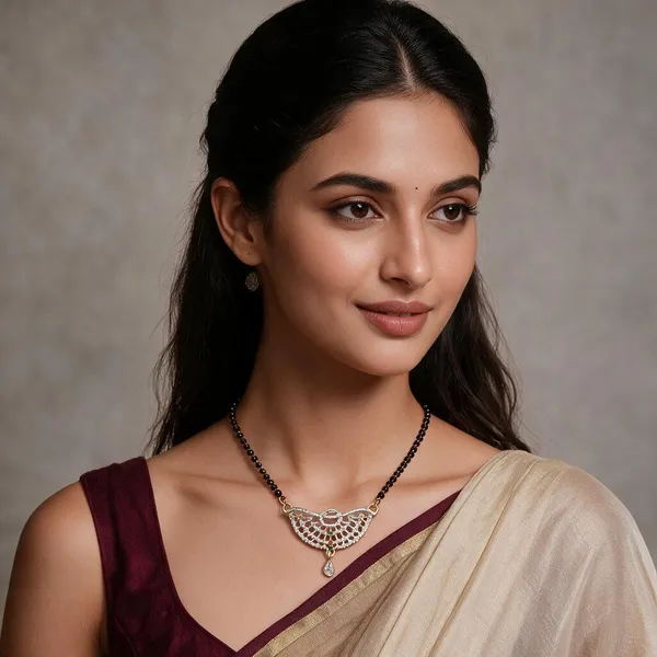 Gold_Tone_Stainless_Steel_Black_Bead_Mangalsutra_Necklace_For_Women