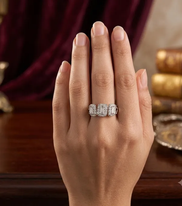 Silver_Stainless_Steel_Crystal_Embellished_Statement_Ring_For_Women_Pack_Of_2