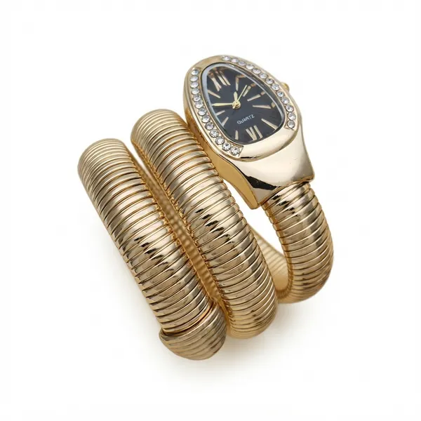 Gold_Tone_Rhinestone_Bangle_Watch_For_Women