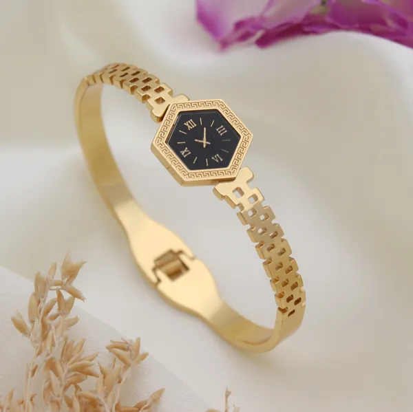 Gold-Tone_Analog_Bracelet_Watch_For_Women