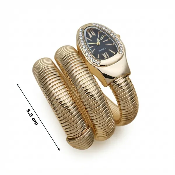 Gold_Tone_Rhinestone_Bangle_Watch_For_Women