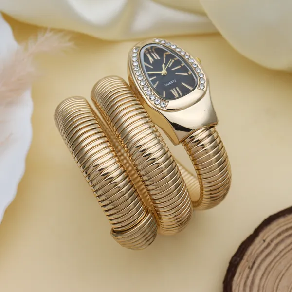 Gold_Tone_Rhinestone_Bangle_Watch_For_Women