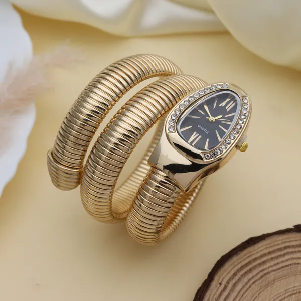 Gold_Tone_Rhinestone_Bangle_Watch_For_Women