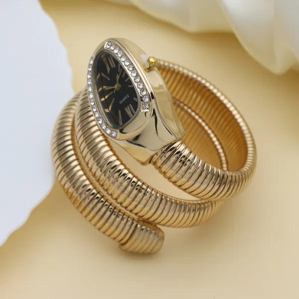 Gold_Tone_Rhinestone_Bangle_Watch_For_Women