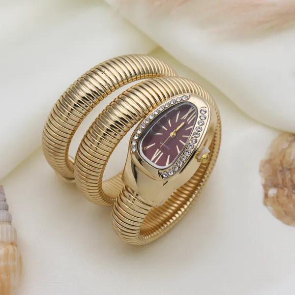 Gold_Tone_Stretch_Bracelet_Watch_For_Women