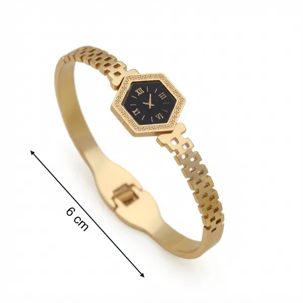 Gold-Tone_Analog_Bracelet_Watch_For_Women