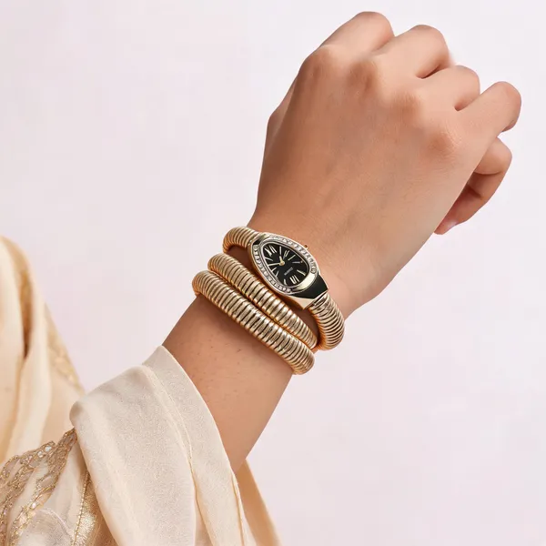 Gold_Tone_Rhinestone_Bangle_Watch_For_Women