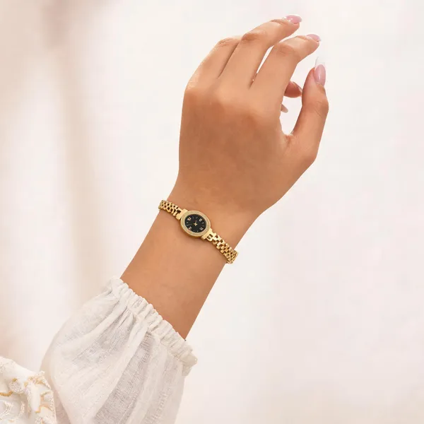 Gold_Tone_Analog_Bracelet_Watch_For_Women