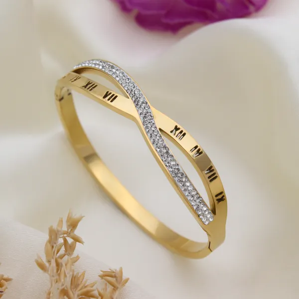 Gold_Tone_Roman_Numeral_Crystal_Bracelet_For_Women